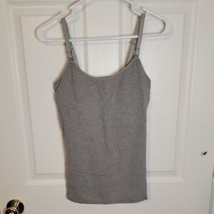 Gray Nursing Tank Top